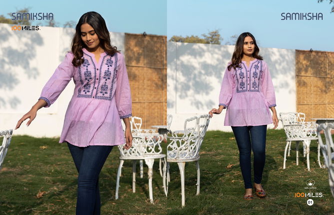 Samiksha By 100 Miles Western Ladies Top Catalog